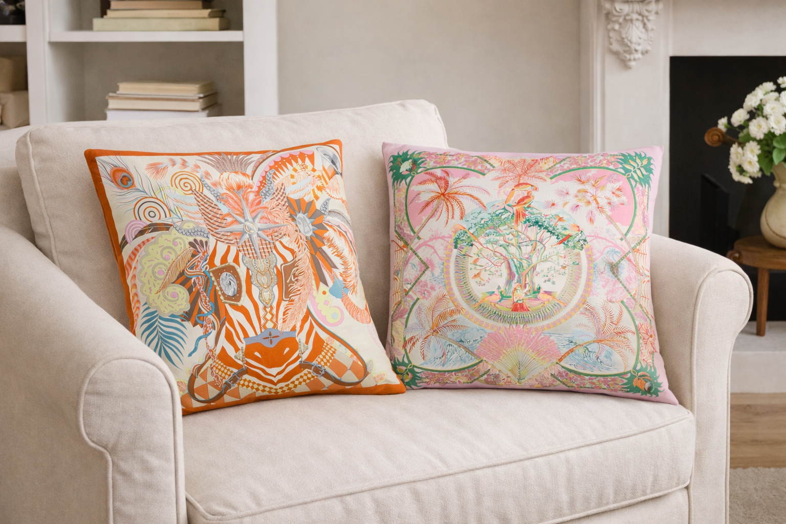 Silk Pillow ALOHA
